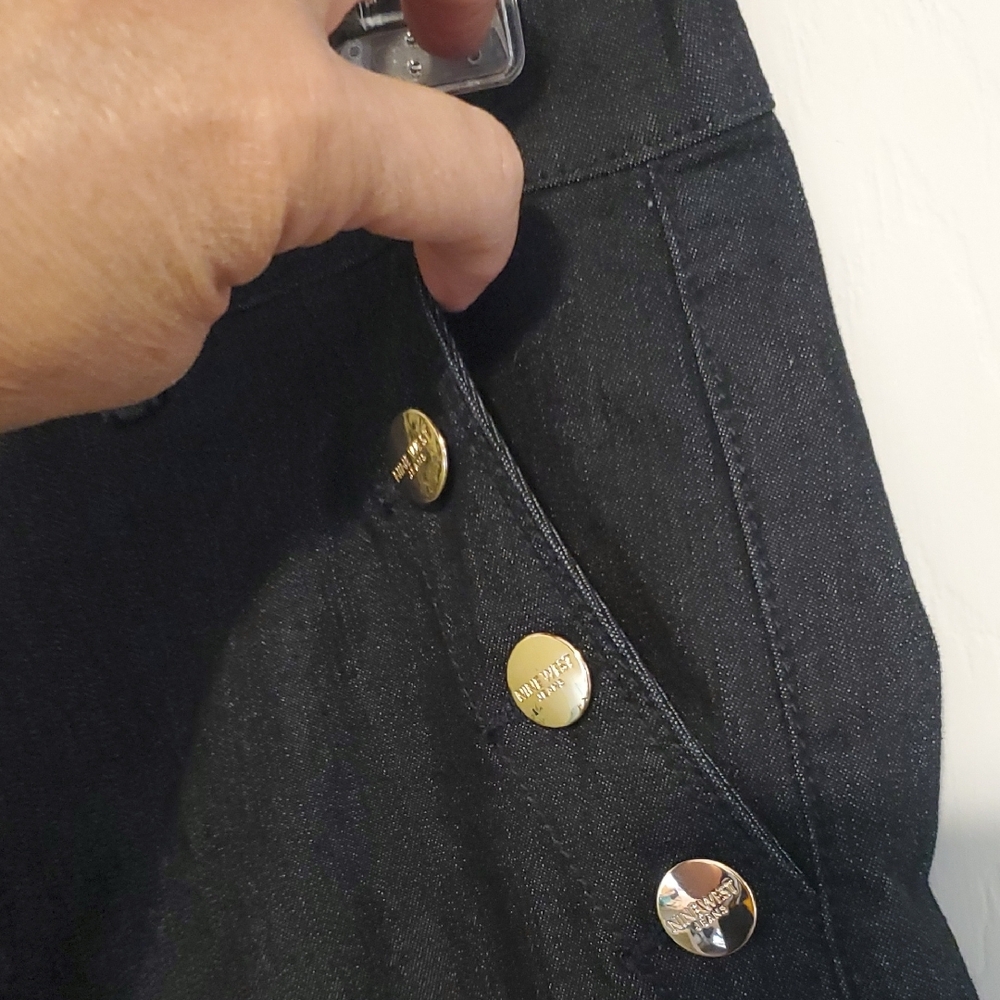 Nine West Dark Denim Jeans - Picture 6 of 7